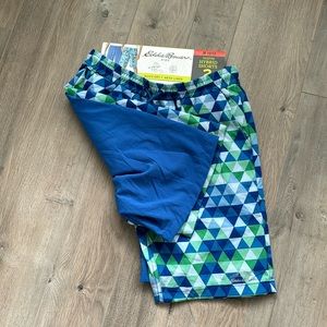 NEW sizeM 10-12 Eddie Bauer 2 pack hybrid shorts